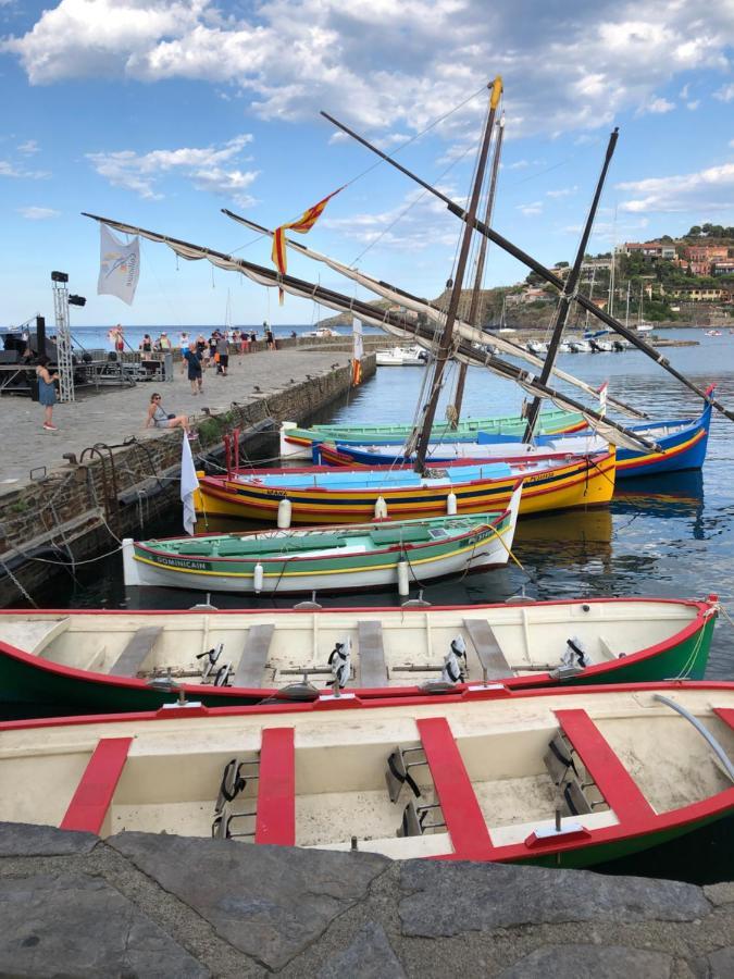 Appartement Vue Mer Les Pieds Dans L'Eau Collioure Exterior photo